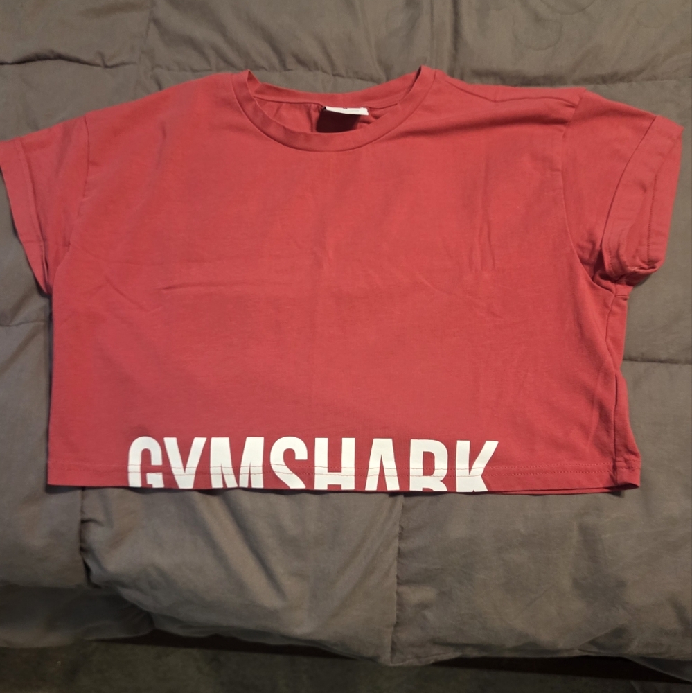 Gymshark Red Crop Top